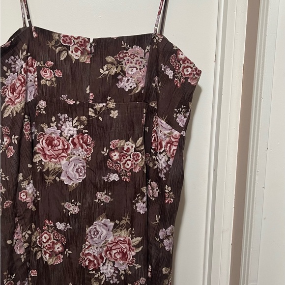Brock Collection x H&M Floral mini Dress Woman’s Size XXL New Linen Blend - Picture 6 of 7